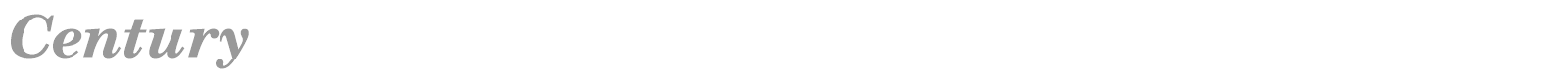 Century font preview